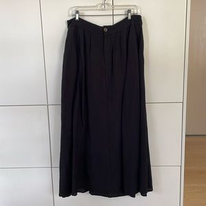 Anthropologie Linen Blend Skirt